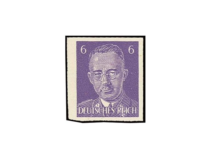 Himmler 6 Pfg. in Type I ungezähnt, postfrisch, Pracht, sign. E.Ludin (Mi. 3000,-)