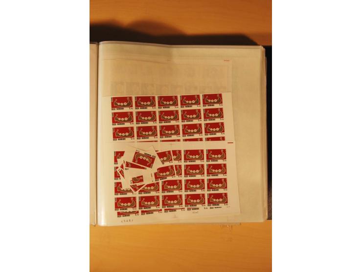 1978, 11 Ausgaben ex Mi.-Nr. 2063-2132U bzw. Yv.-Nr. 1991n.d.-2033a,  PO150-57, P.A.51a in Mengen von 50 bis 180 Stück, ungez