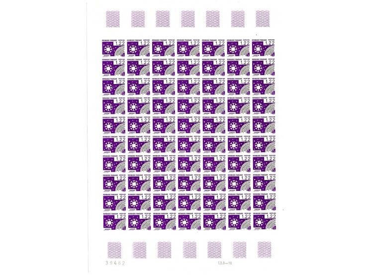 1985, Die Zwölf Monate 1,22-4,23 Fr. mit Vorausentwertung ungezähnt, 70 kpl. postfrische Sätze in Bogenteilen (Mi.-Nr. 2479-8
