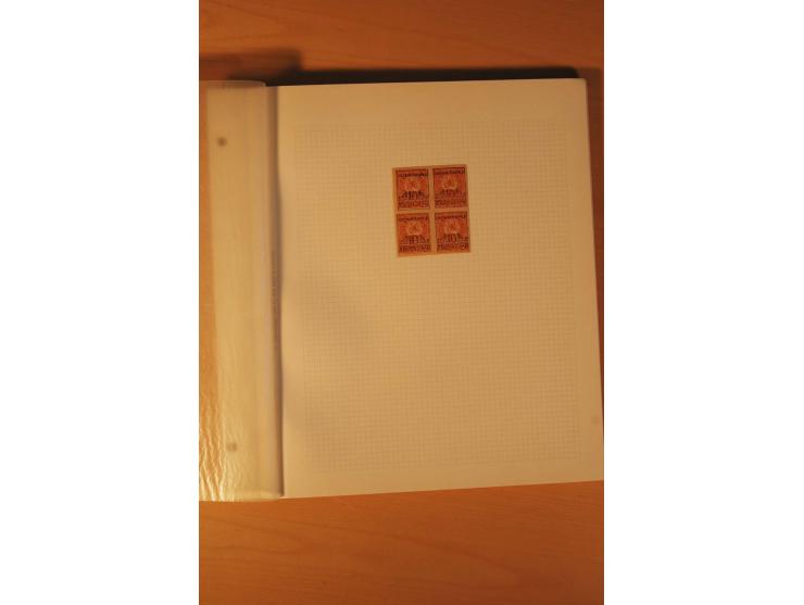 AUSGABE FÜR DAS KONSULAT IN KONSTANTINOPEL: 1921, postfrische, ungebrauchte und gestempelte Sammlung, dabei Probedrucke, Einh