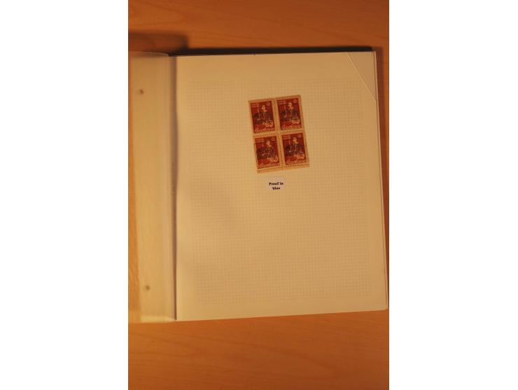 AUSGABE FÜR DAS KONSULAT IN KONSTANTINOPEL: 1921, postfrische, ungebrauchte und gestempelte Sammlung, dabei Probedrucke, Einh