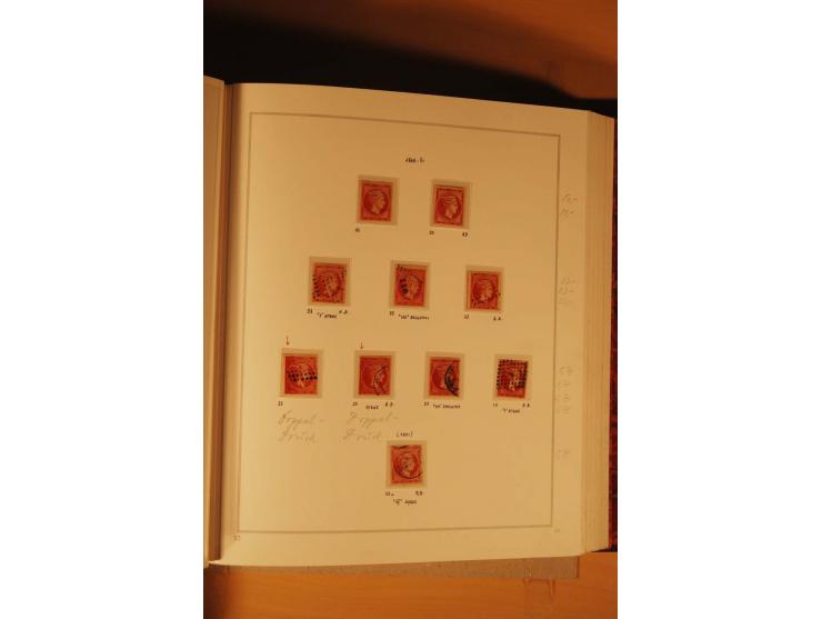 1862/80, Große Hermesköpfe, ungebrauchte und gestempelte Sammlung von rd. 400 Marken und 2 Briefen, dabei Farbnuancen, Einhei