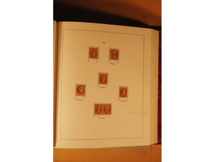 1862/80, Große Hermesköpfe, ungebrauchte und gestempelte Sammlung von rd. 400 Marken und 2 Briefen, dabei Farbnuancen, Einhei