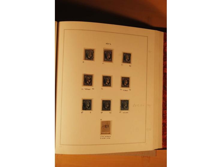 1862/80, Große Hermesköpfe, ungebrauchte und gestempelte Sammlung von rd. 400 Marken und 2 Briefen, dabei Farbnuancen, Einhei