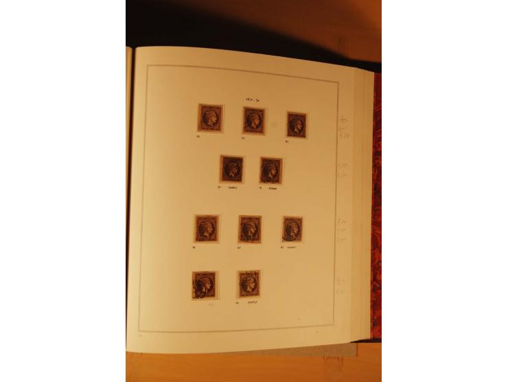 1862/80, Große Hermesköpfe, ungebrauchte und gestempelte Sammlung von rd. 400 Marken und 2 Briefen, dabei Farbnuancen, Einhei
