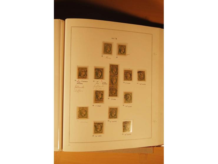 1862/80, Große Hermesköpfe, ungebrauchte und gestempelte Sammlung von rd. 400 Marken und 2 Briefen, dabei Farbnuancen, Einhei