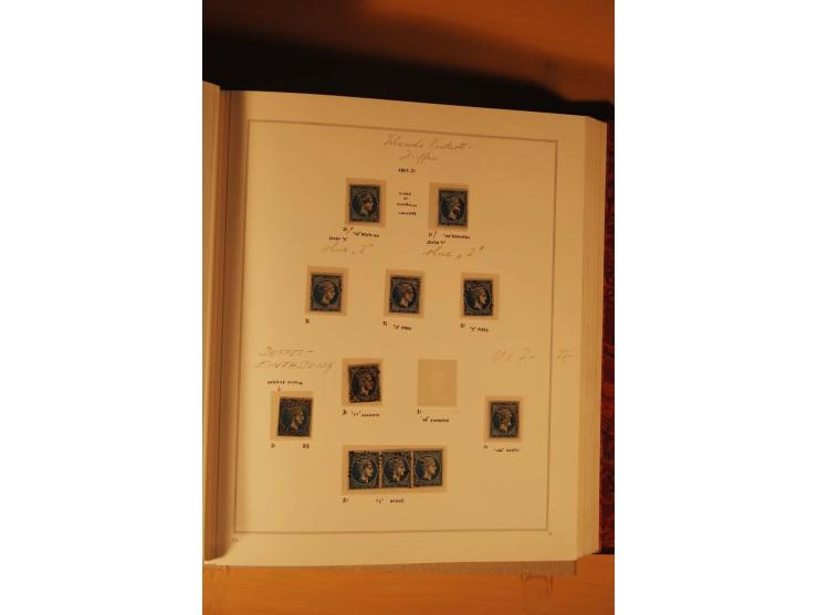 1862/80, Große Hermesköpfe, ungebrauchte und gestempelte Sammlung von rd. 400 Marken und 2 Briefen, dabei Farbnuancen, Einhei