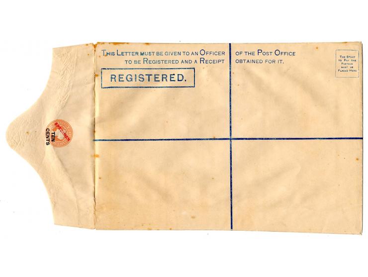 1880/90, 15 ungebrauchte Ganzsachen, meist Umschläge mit "SPECIMEN"- Aufdrucken, dabei auch Neusüdwales mit 6 P. Telegramm-Fo