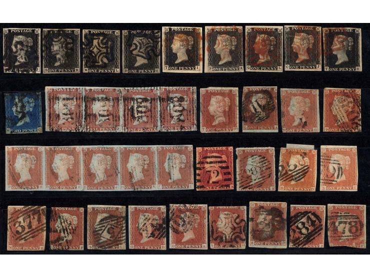 1840/1900, gestempelte Partie mit Doubletten, dabei Mi.-Nr. 1 (9), Malteser-Stadtpoststempel Nr. 1-12 kpl. auf Mi.-Nr. 3 etc.