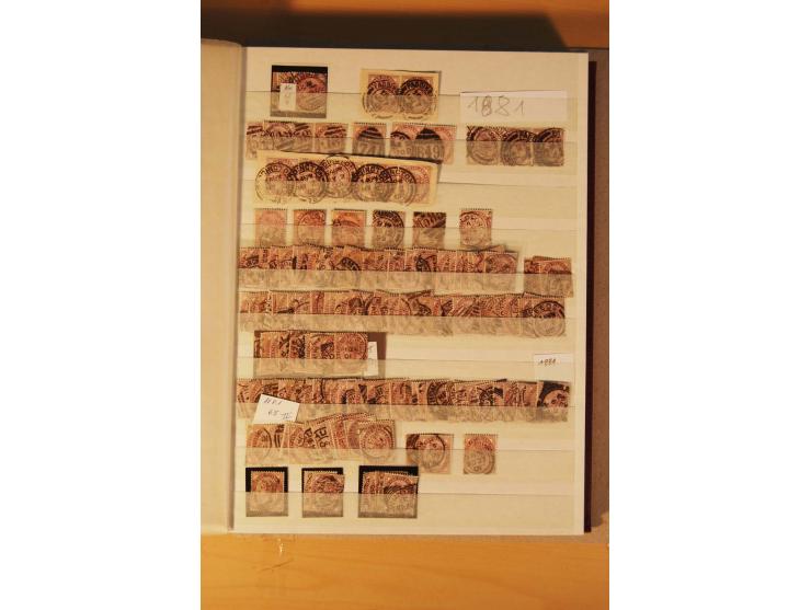 1840/1900, gestempelte Partie mit Doubletten, dabei Mi.-Nr. 1 (9), Malteser-Stadtpoststempel Nr. 1-12 kpl. auf Mi.-Nr. 3 etc.