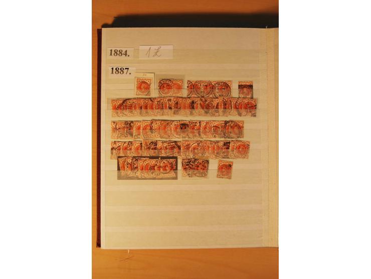 1840/1900, gestempelte Partie mit Doubletten, dabei Mi.-Nr. 1 (9), Malteser-Stadtpoststempel Nr. 1-12 kpl. auf Mi.-Nr. 3 etc.