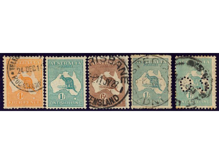 1914/99, ungebrauchte, postfrische und gestempelte Zusammenstellung mit u.a. MH90-105, dazu etwas Gebiete in der Antarktis (M