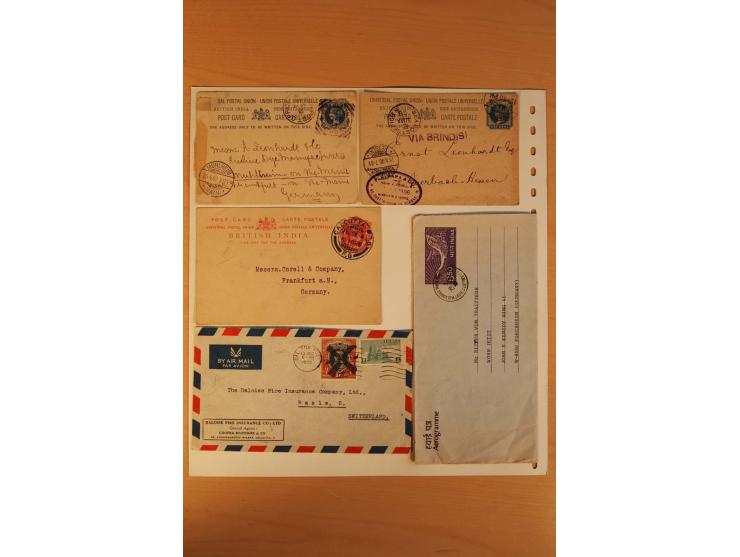 1854/1997 (ca.), ungebrauchte, postfrische und gestempelte Zusammenstellung mit etwas Gebieten, einigen Briefen/Ganzsachen so