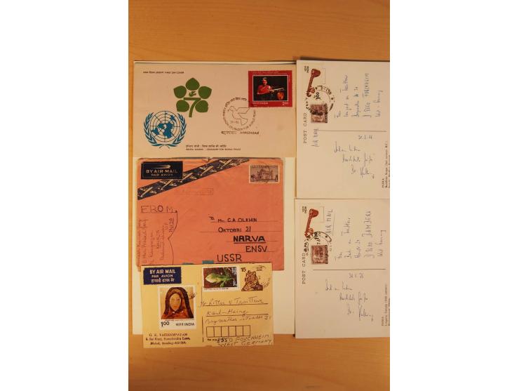 1854/1997 (ca.), ungebrauchte, postfrische und gestempelte Zusammenstellung mit etwas Gebieten, einigen Briefen/Ganzsachen so