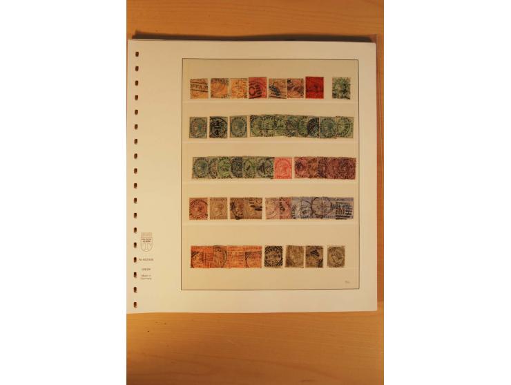 1854/1997 (ca.), ungebrauchte, postfrische und gestempelte Zusammenstellung mit etwas Gebieten, einigen Briefen/Ganzsachen so