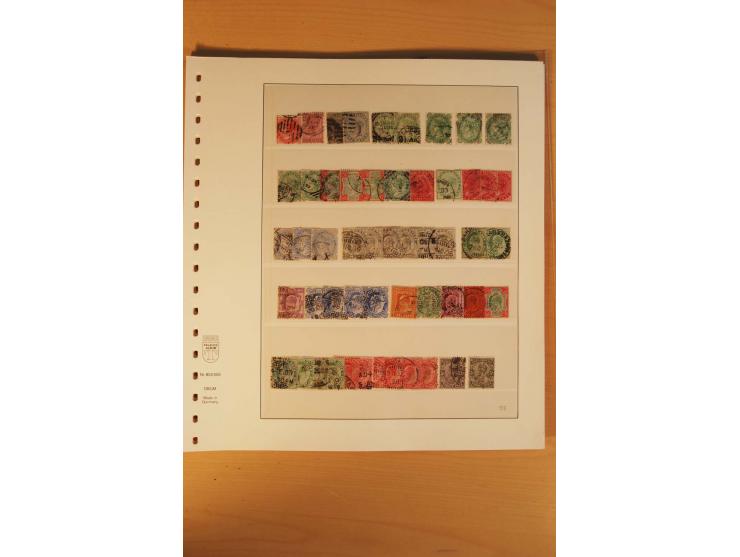 1854/1997 (ca.), ungebrauchte, postfrische und gestempelte Zusammenstellung mit etwas Gebieten, einigen Briefen/Ganzsachen so