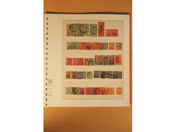 1854/1997 (ca.), ungebrauchte, postfrische und gestempelte Zusammenstellung mit etwas Gebieten, einigen Briefen/Ganzsachen so
