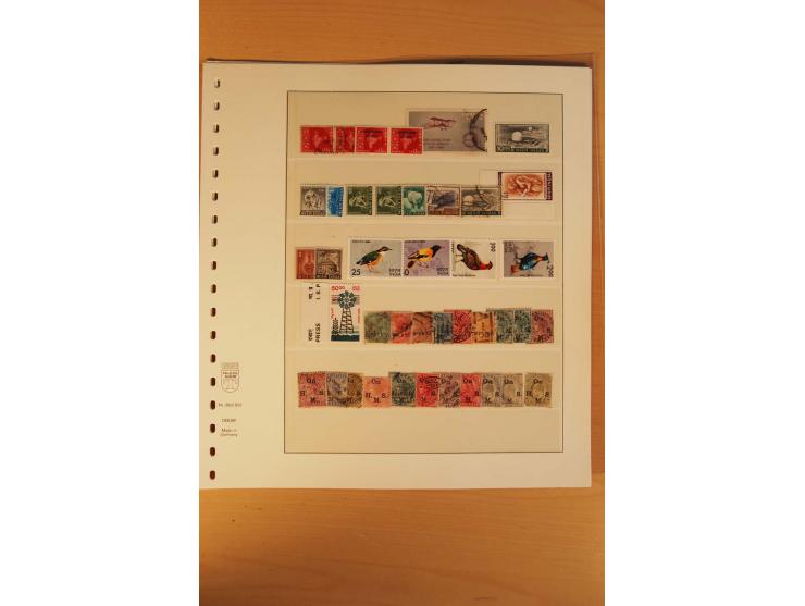 1854/1997 (ca.), ungebrauchte, postfrische und gestempelte Zusammenstellung mit etwas Gebieten, einigen Briefen/Ganzsachen so