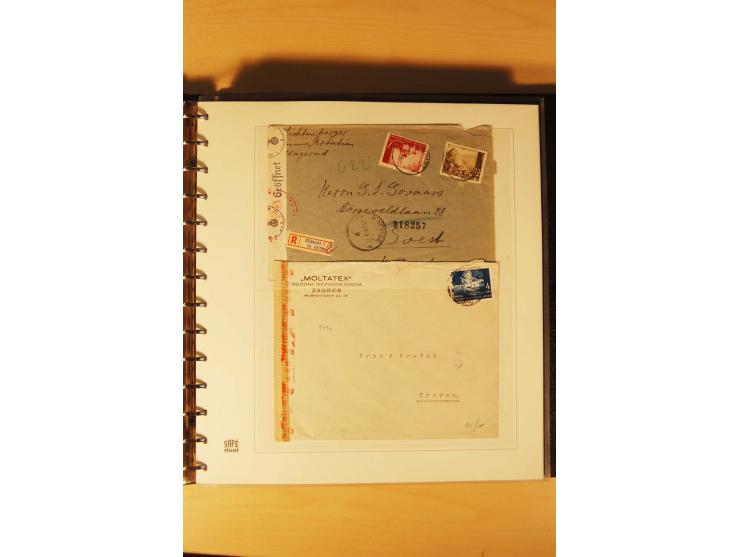 1941/44, umfangreiche, meist postfrische/ungebrauchte und gestempelte Sammlung inkl. einiger Briefe, dabei viele komplette Au