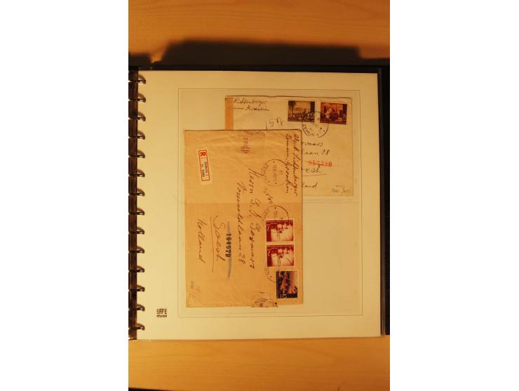 1941/44, umfangreiche, meist postfrische/ungebrauchte und gestempelte Sammlung inkl. einiger Briefe, dabei viele komplette Au
