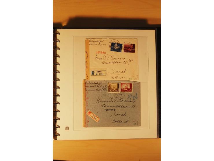 1941/44, umfangreiche, meist postfrische/ungebrauchte und gestempelte Sammlung inkl. einiger Briefe, dabei viele komplette Au
