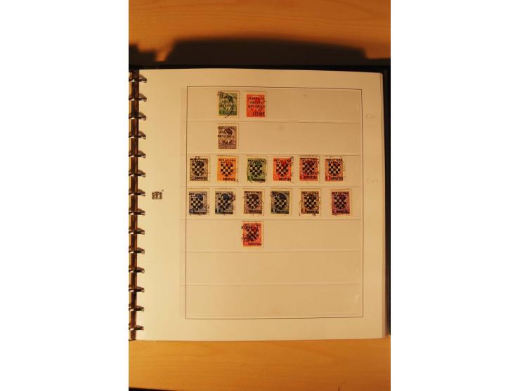 1941/44, umfangreiche, meist postfrische/ungebrauchte und gestempelte Sammlung inkl. einiger Briefe, dabei viele komplette Au