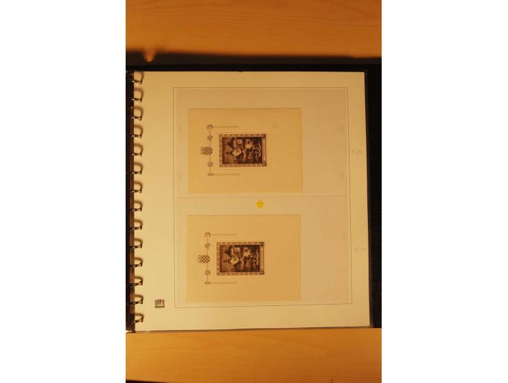 1941/44, umfangreiche, meist postfrische/ungebrauchte und gestempelte Sammlung inkl. einiger Briefe, dabei viele komplette Au