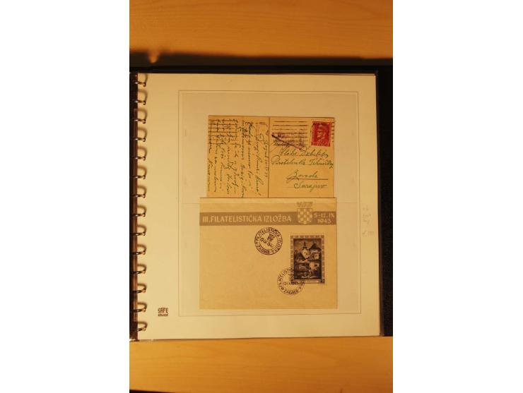 1941/44, umfangreiche, meist postfrische/ungebrauchte und gestempelte Sammlung inkl. einiger Briefe, dabei viele komplette Au
