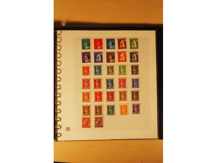 1941/44, umfangreiche, meist postfrische/ungebrauchte und gestempelte Sammlung inkl. einiger Briefe, dabei viele komplette Au