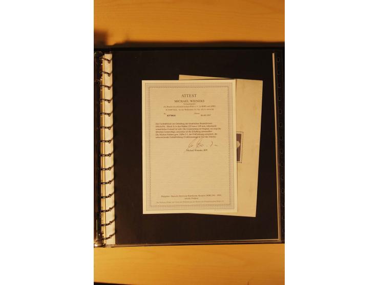 1941/44, umfangreiche, meist postfrische/ungebrauchte und gestempelte Sammlung inkl. einiger Briefe, dabei viele komplette Au