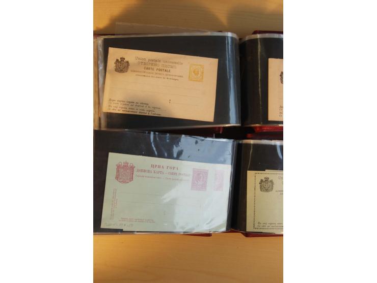 1893/1913, umfangreiche Sammlung Ganzsachen in 2 Brief-Alben, meist ungebraucht bzw. mit Blanko-Stempel, dabei einige Variant