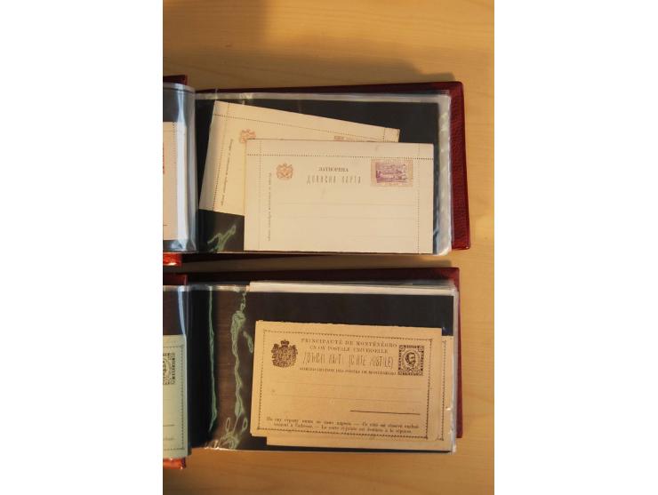 1893/1913, umfangreiche Sammlung Ganzsachen in 2 Brief-Alben, meist ungebraucht bzw. mit Blanko-Stempel, dabei einige Variant