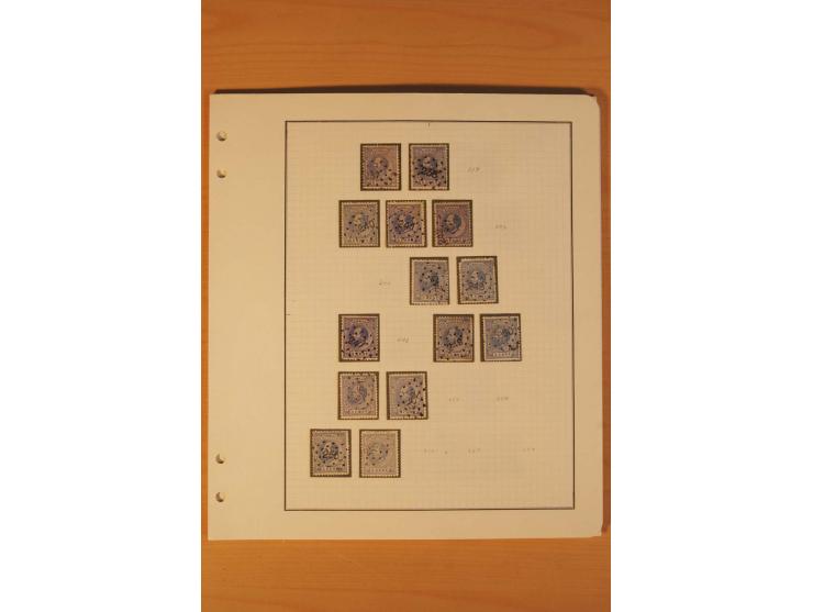 1852/72, ungebrauchte und gestempelte Partie, dabei 66 Werte Mi.-Nr. 1-3 mit Nr. 1 (2), 2 und 3 (3) ungebraucht, überwiegend 