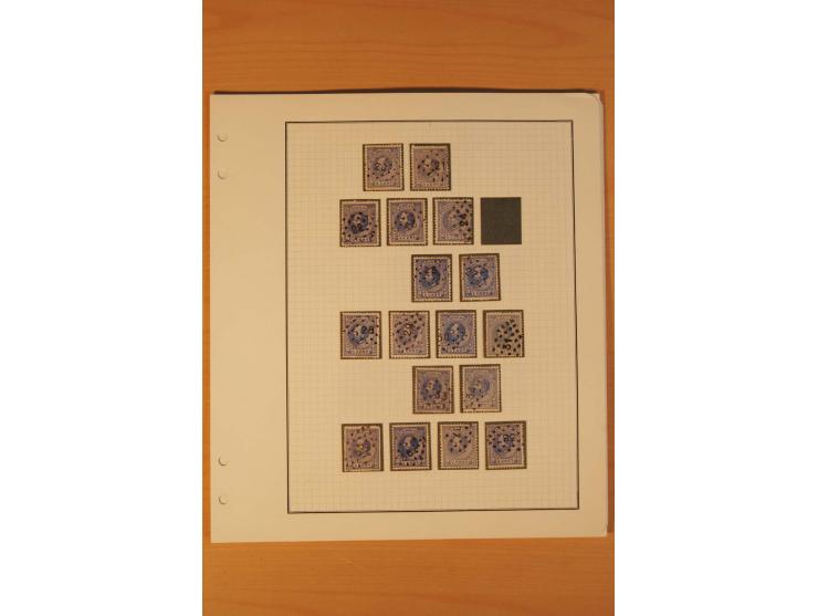 1852/72, ungebrauchte und gestempelte Partie, dabei 66 Werte Mi.-Nr. 1-3 mit Nr. 1 (2), 2 und 3 (3) ungebraucht, überwiegend 