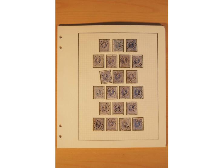 1852/72, ungebrauchte und gestempelte Partie, dabei 66 Werte Mi.-Nr. 1-3 mit Nr. 1 (2), 2 und 3 (3) ungebraucht, überwiegend 