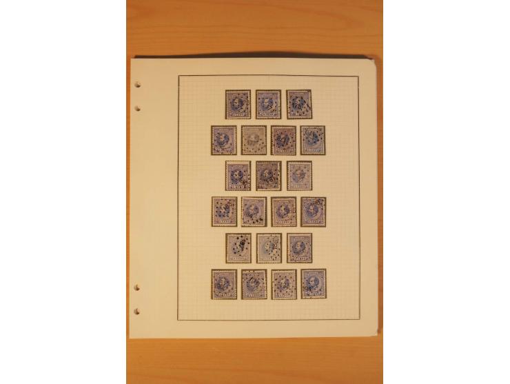 1852/72, ungebrauchte und gestempelte Partie, dabei 66 Werte Mi.-Nr. 1-3 mit Nr. 1 (2), 2 und 3 (3) ungebraucht, überwiegend 