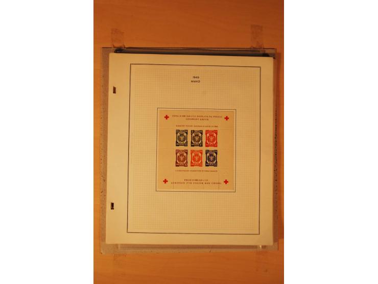1803/1964, postfrischer, ungebrauchter und gestempelter Posten, dabei Bl.1 (3, einmal mit Unterschrift des Präsidenten, teils