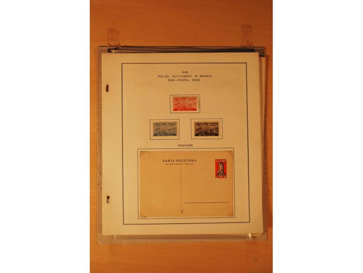 1803/1964, postfrischer, ungebrauchter und gestempelter Posten, dabei Bl.1 (3, einmal mit Unterschrift des Präsidenten, teils