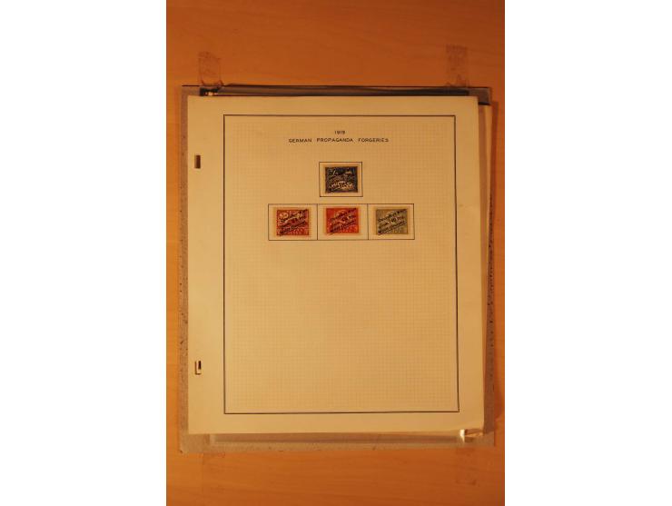 1803/1964, postfrischer, ungebrauchter und gestempelter Posten, dabei Bl.1 (3, einmal mit Unterschrift des Präsidenten, teils