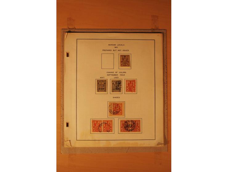 1803/1964, postfrischer, ungebrauchter und gestempelter Posten, dabei Bl.1 (3, einmal mit Unterschrift des Präsidenten, teils