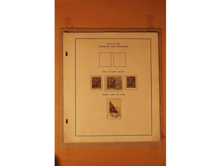 1803/1964, postfrischer, ungebrauchter und gestempelter Posten, dabei Bl.1 (3, einmal mit Unterschrift des Präsidenten, teils