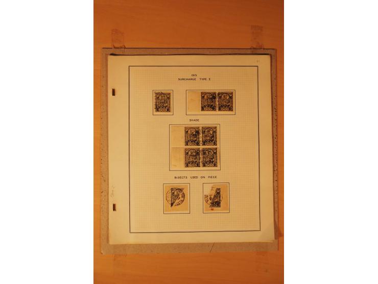 1803/1964, postfrischer, ungebrauchter und gestempelter Posten, dabei Bl.1 (3, einmal mit Unterschrift des Präsidenten, teils