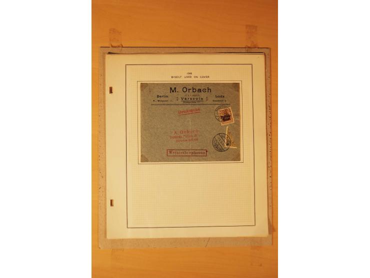 1803/1964, postfrischer, ungebrauchter und gestempelter Posten, dabei Bl.1 (3, einmal mit Unterschrift des Präsidenten, teils