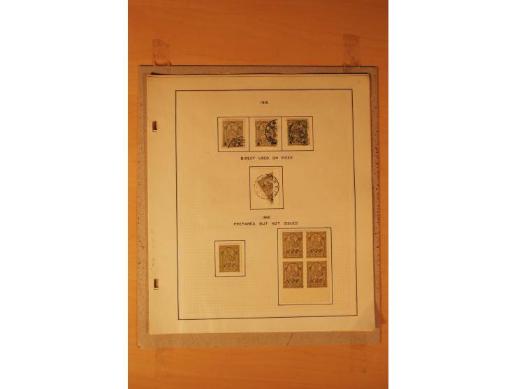 1803/1964, postfrischer, ungebrauchter und gestempelter Posten, dabei Bl.1 (3, einmal mit Unterschrift des Präsidenten, teils