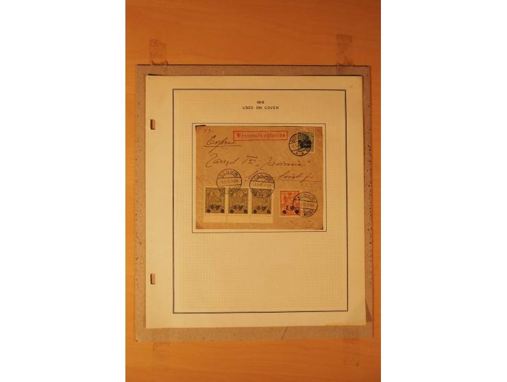 1803/1964, postfrischer, ungebrauchter und gestempelter Posten, dabei Bl.1 (3, einmal mit Unterschrift des Präsidenten, teils