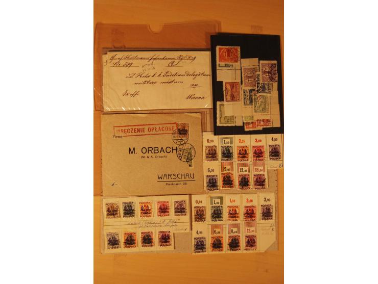 1803/1964, postfrischer, ungebrauchter und gestempelter Posten, dabei Bl.1 (3, einmal mit Unterschrift des Präsidenten, teils