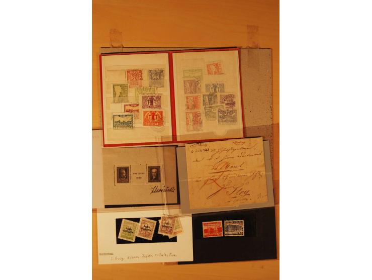 1803/1964, postfrischer, ungebrauchter und gestempelter Posten, dabei Bl.1 (3, einmal mit Unterschrift des Präsidenten, teils