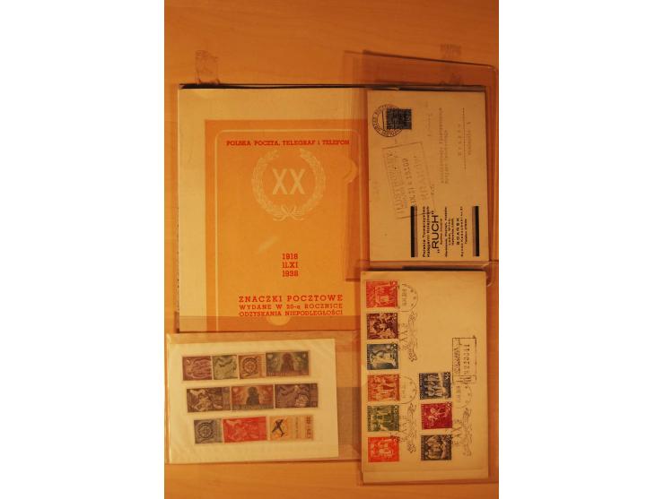 1803/1964, postfrischer, ungebrauchter und gestempelter Posten, dabei Bl.1 (3, einmal mit Unterschrift des Präsidenten, teils