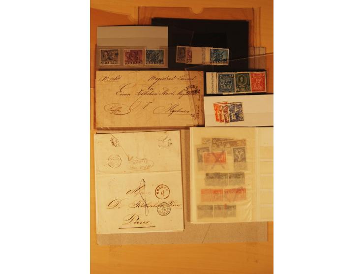 1803/1964, postfrischer, ungebrauchter und gestempelter Posten, dabei Bl.1 (3, einmal mit Unterschrift des Präsidenten, teils