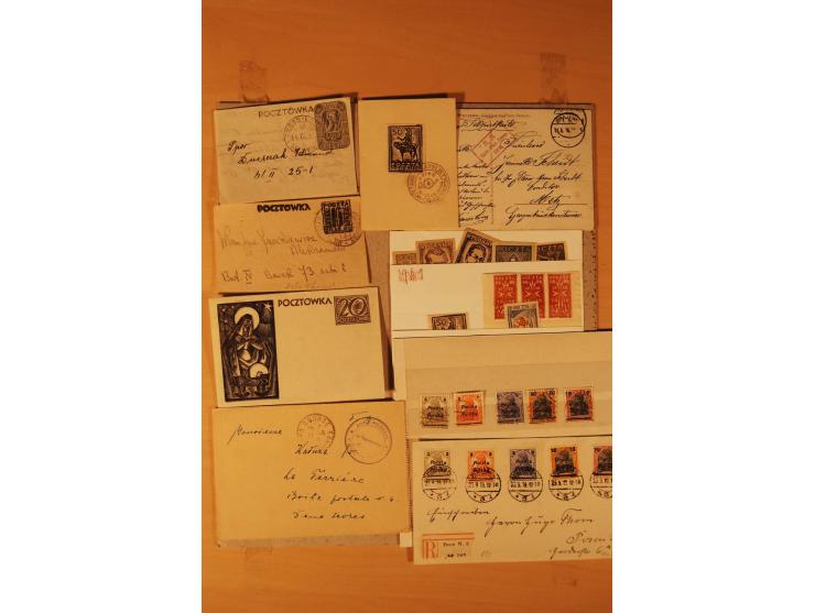 1803/1964, postfrischer, ungebrauchter und gestempelter Posten, dabei Bl.1 (3, einmal mit Unterschrift des Präsidenten, teils
